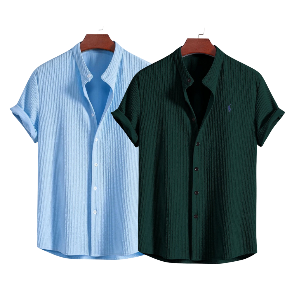 Chemise à col Polo Luxee